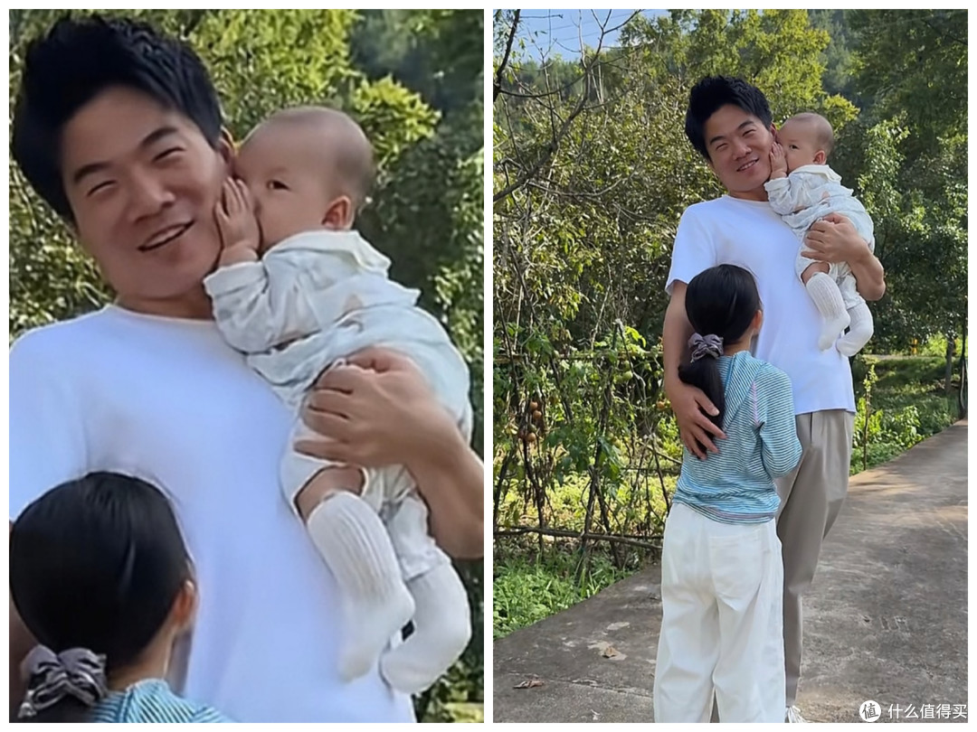 董宇辉回村抱娃,被夸“好爸爸相”,藏在烟火气里的温柔最动人