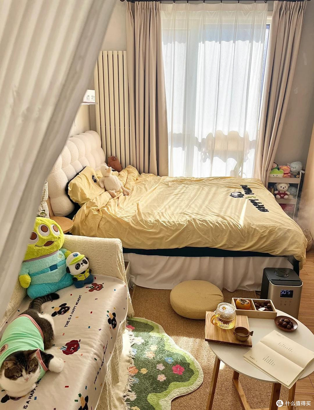 我的卧室大改造:从杂乱小窝到奶油风治愈空间