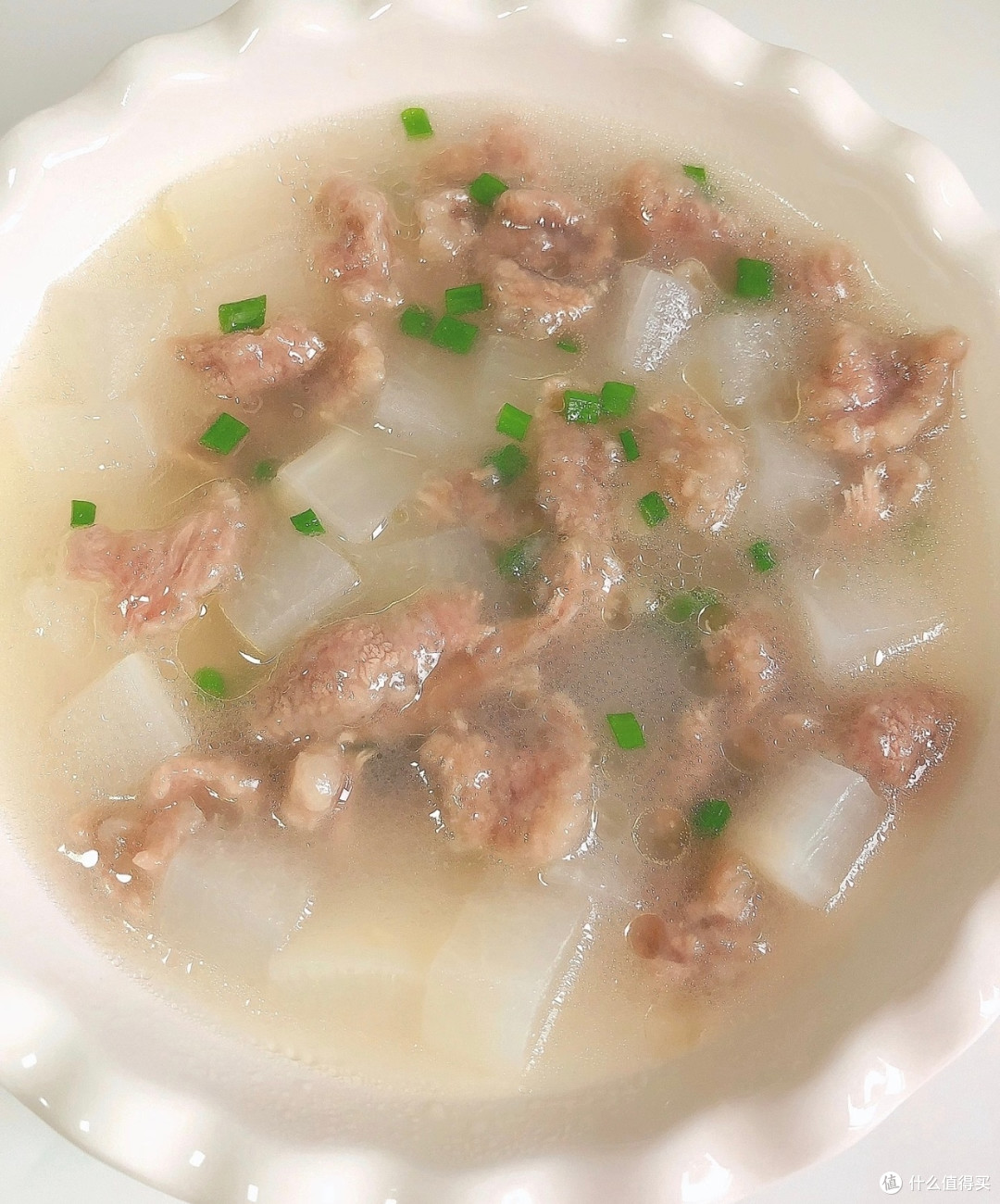 秋日萝卜肉片汤，宝宝爱喝