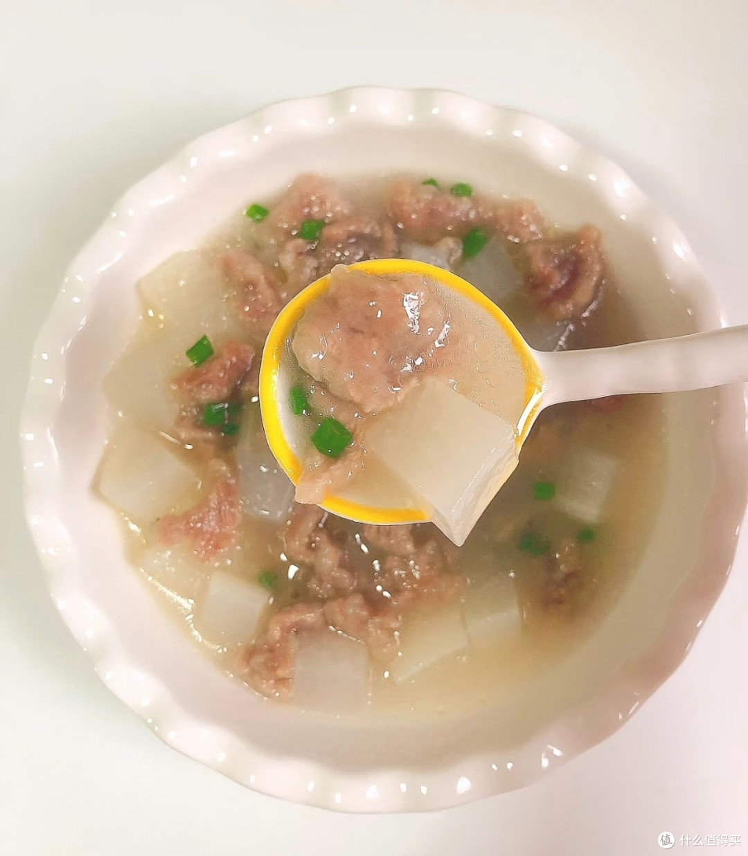 秋日萝卜肉片汤，宝宝爱喝