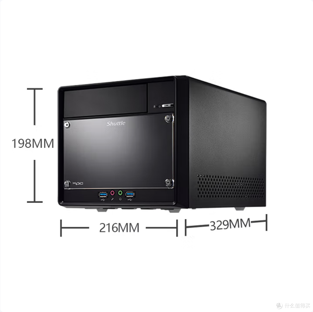 Shuttle SH61R4准系统PC体验:低成本搭建紧凑型办公 / 家用主机