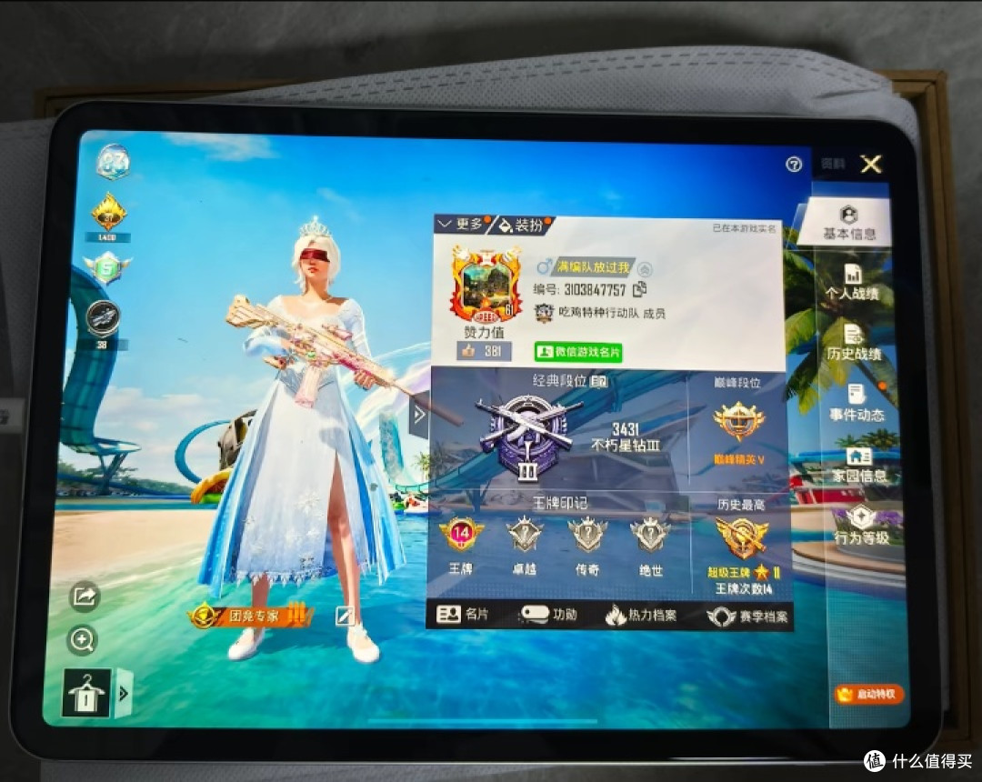 闲鱼2499入手的 iPad 平板电脑打游戏杠杠的,性价比可以