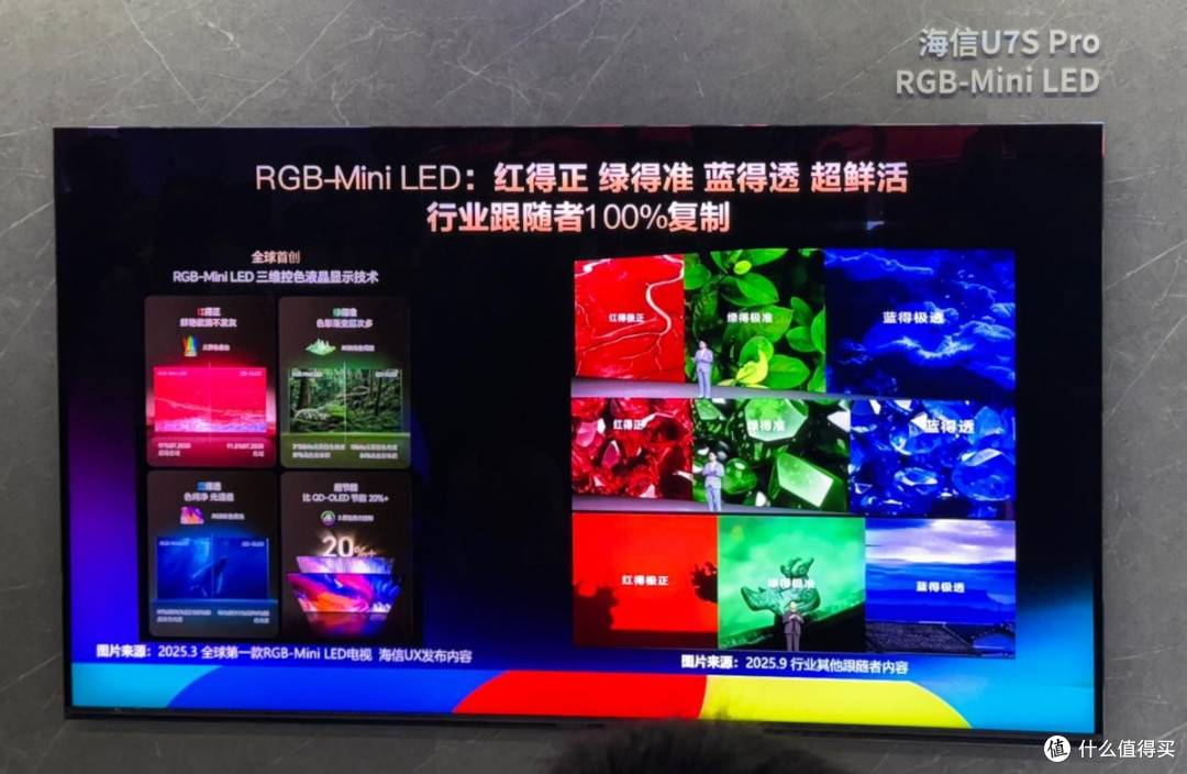 选购高端电视还得现场看，海信RGB-Mini LED新品U7S Pro实际体验