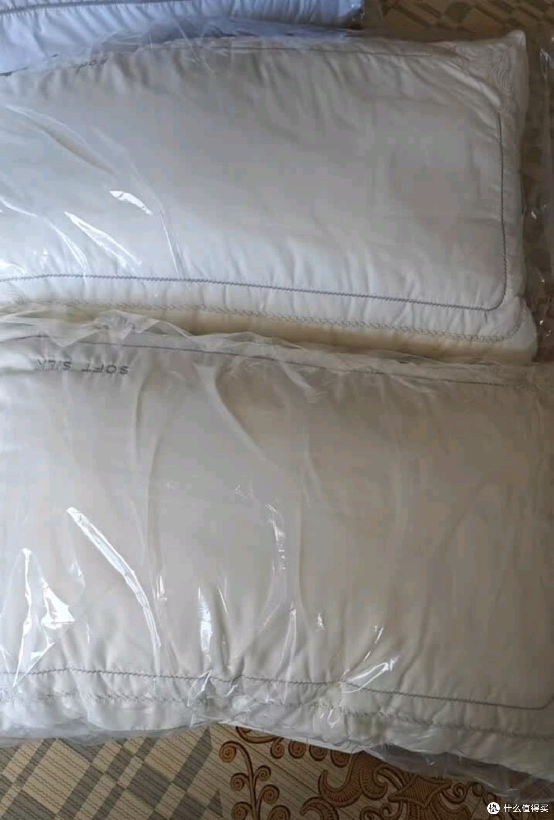 水星家纺蚕丝枕头 A类抑菌护颈椎枕头芯 家用软
