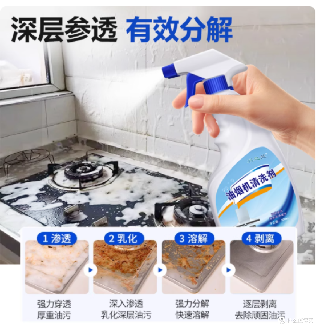 科之蓝油烟机清洗剂,厨房油污的终结者!