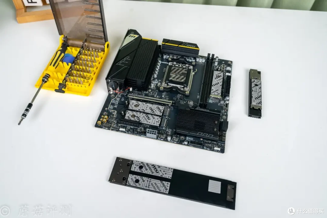 一块主板就能畅玩AMD平台，微星B850MPOWER超频主板 拆解评测