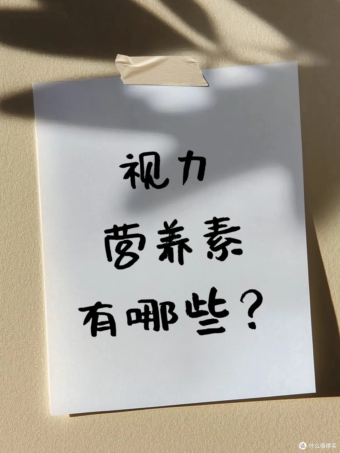 视力营养素有哪些?