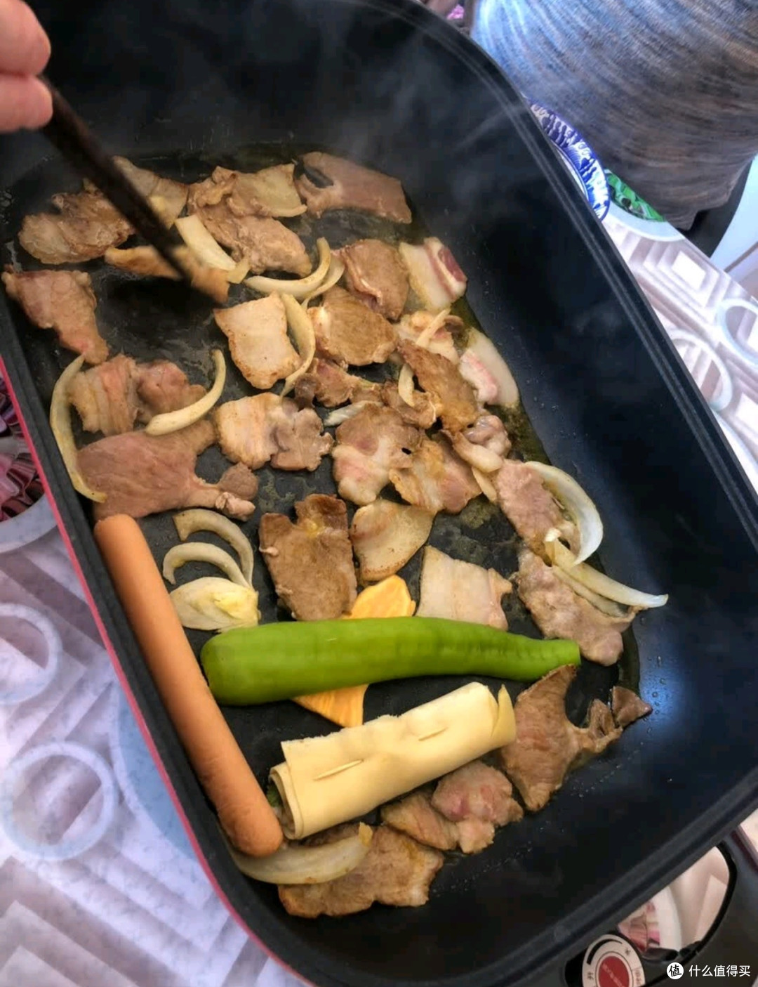 家里聚餐的好帮手——九阳烤涮一体锅