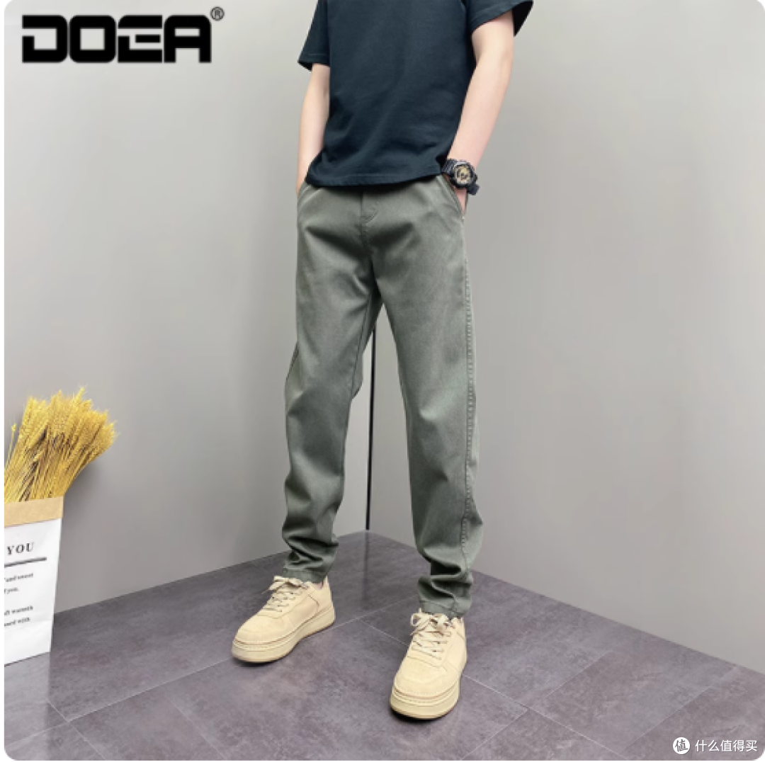 doea 痞帅直筒修身小脚裤:解锁青年男士美式 ins 潮流穿搭