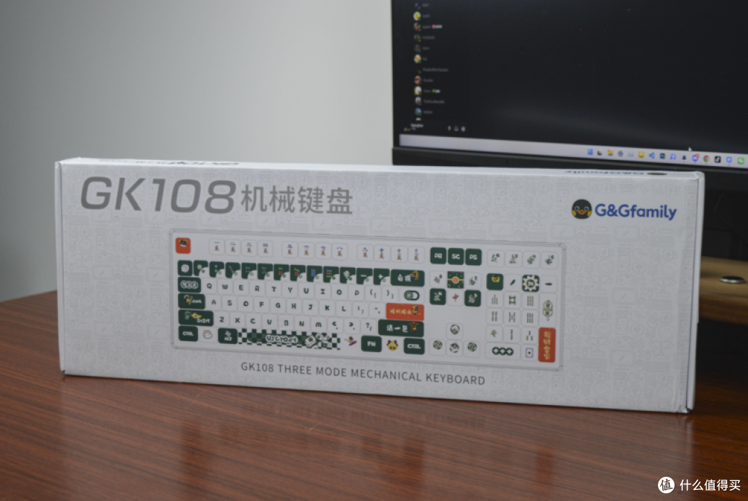 高颜值全尺寸:格之格GK108 无线机械键盘体验