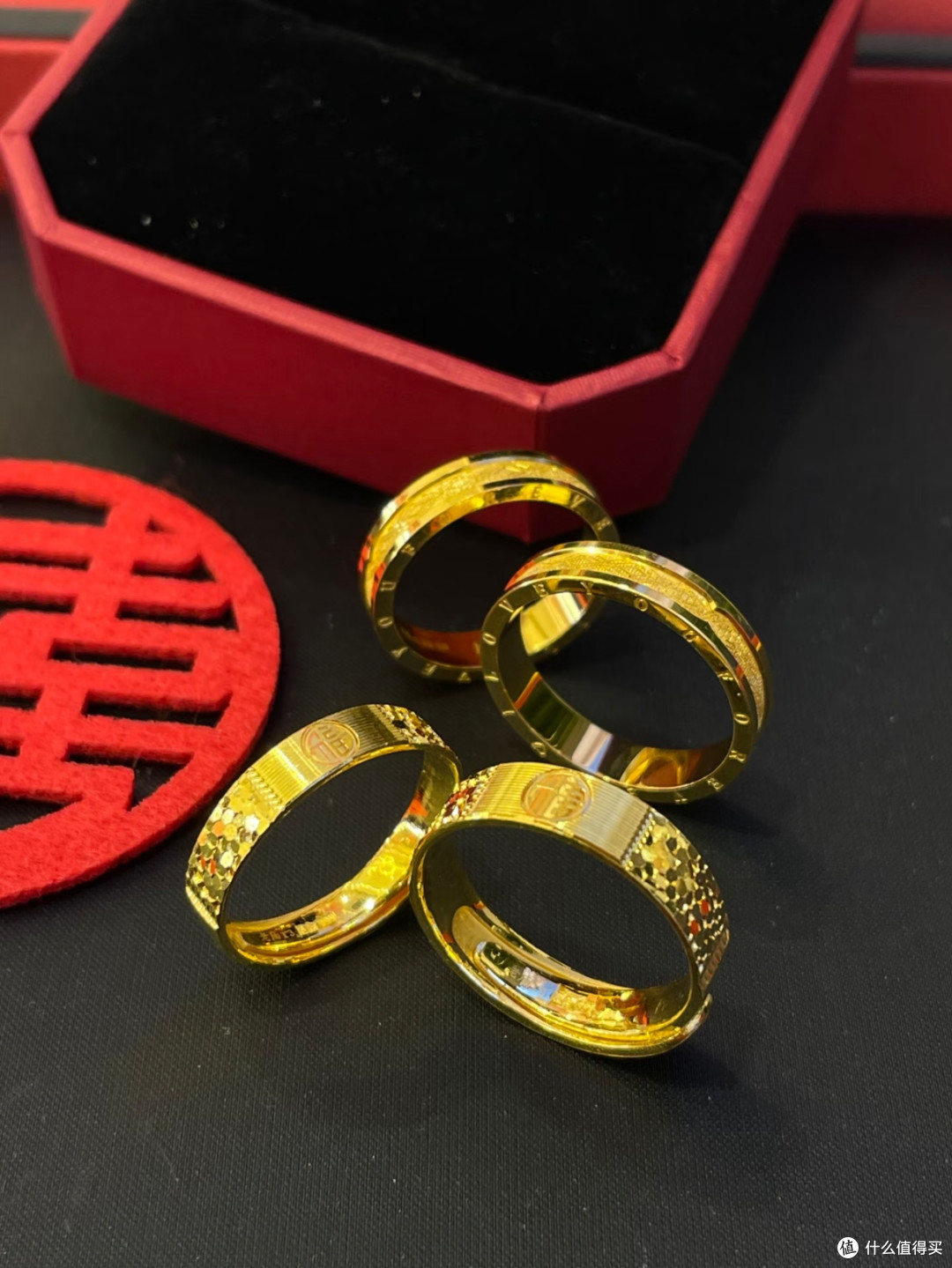 对戒选啥？这款素圈拉丝超舒服！