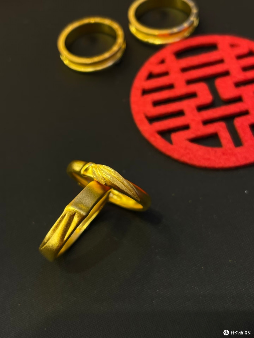对戒选啥？这款素圈拉丝超舒服！
