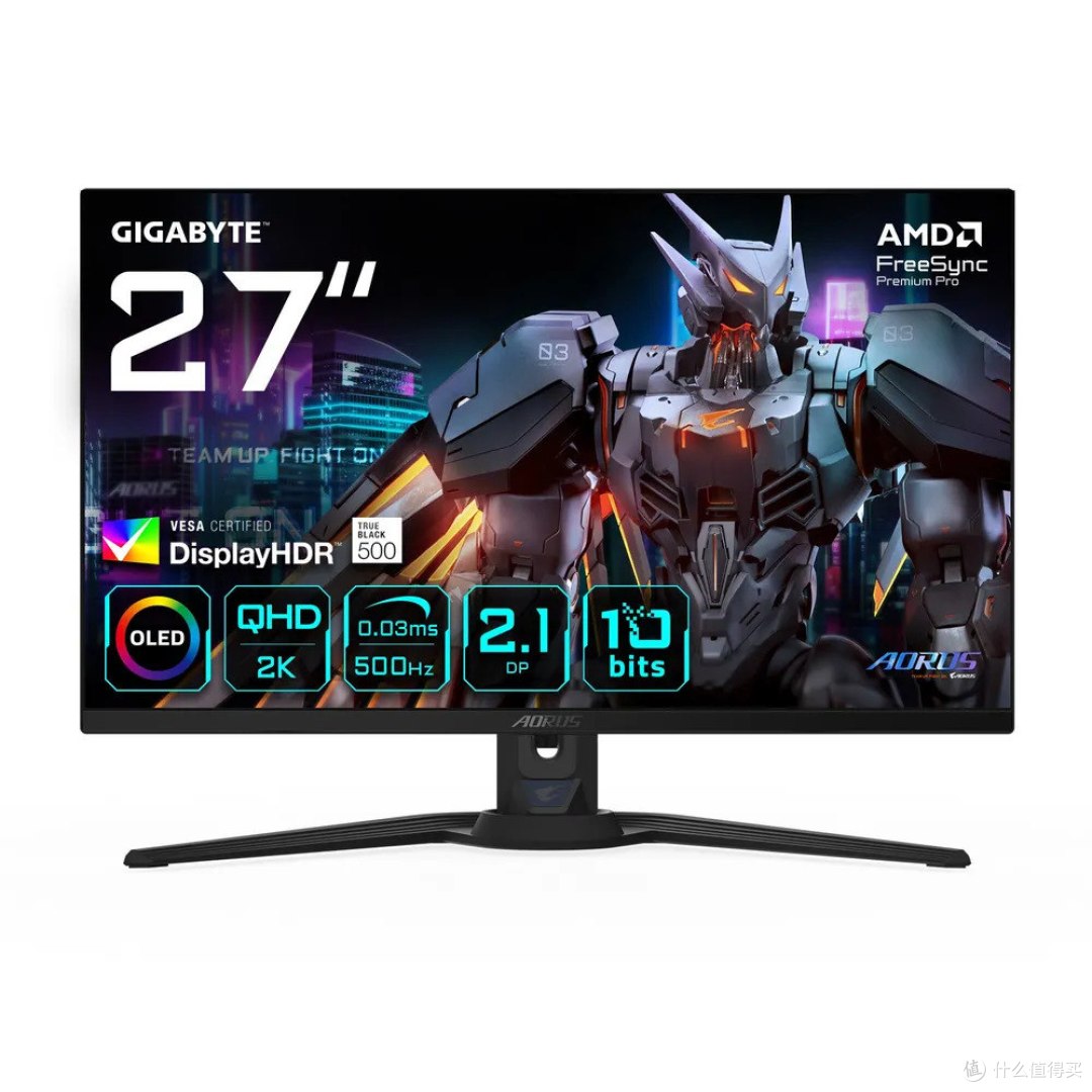 QD-OLED面板+500Hz高刷:AORUS FO27Q5P显示器评测