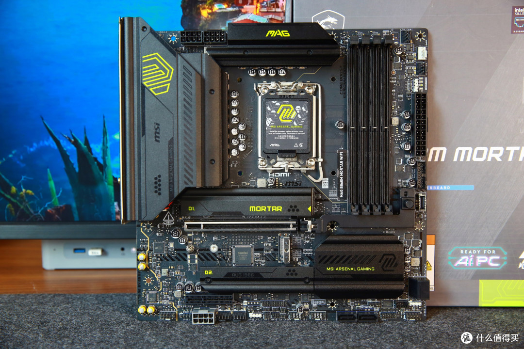 265K绝配——微星(MSI)MAG B860M MORTAR WIFI迫击炮主板开箱_主板_什么值得买