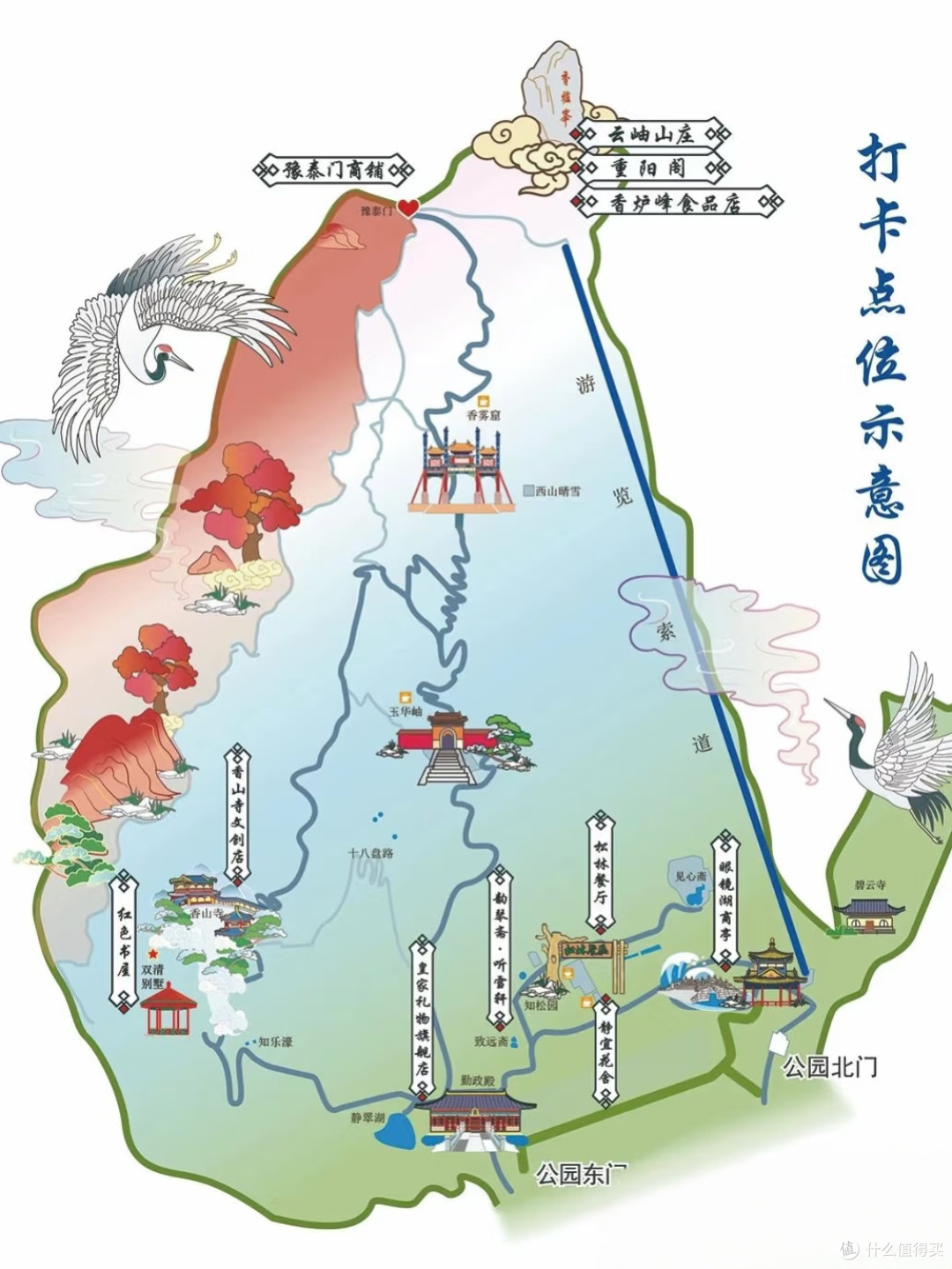 香山红叶季,10月最佳赏景时间