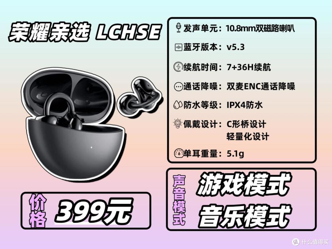 预算400块有没有耳机推荐？2025高性价比耳夹耳机推荐。