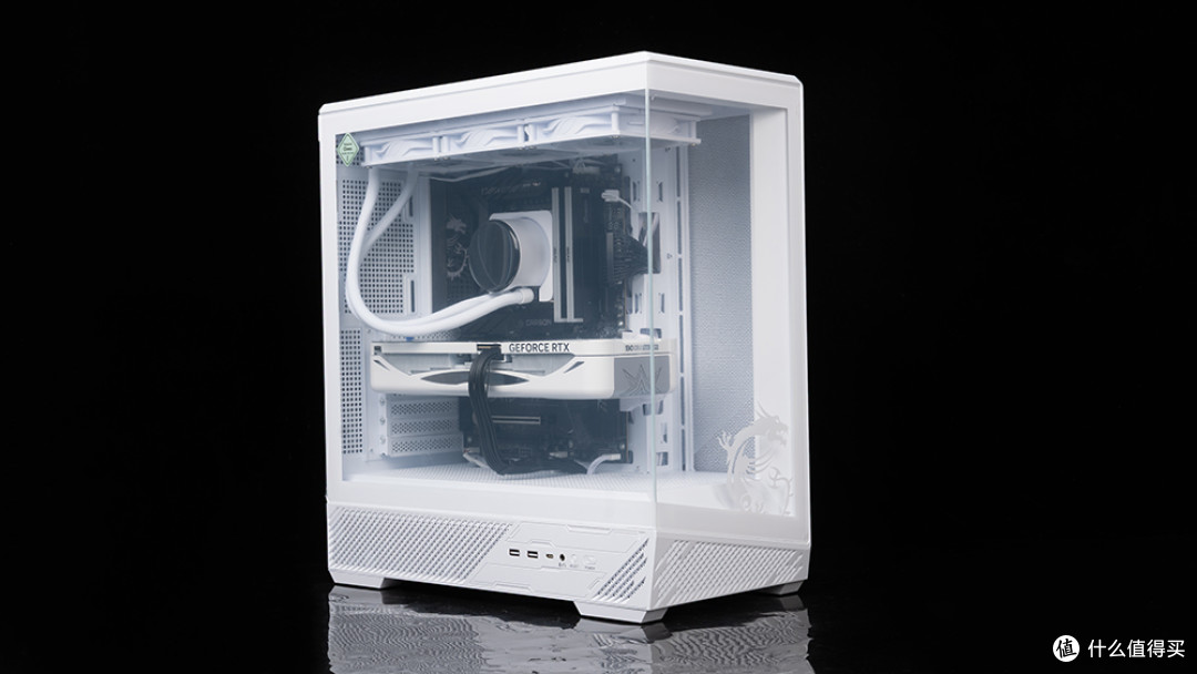 散热极为优秀的海景房,微星MAG PANO 131L PZ白龙机箱体验
