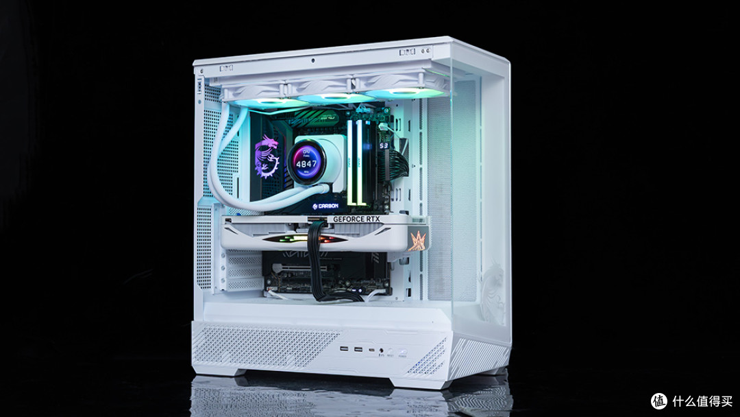 散热极为优秀的海景房,微星MAG PANO 131L PZ白龙机箱体验