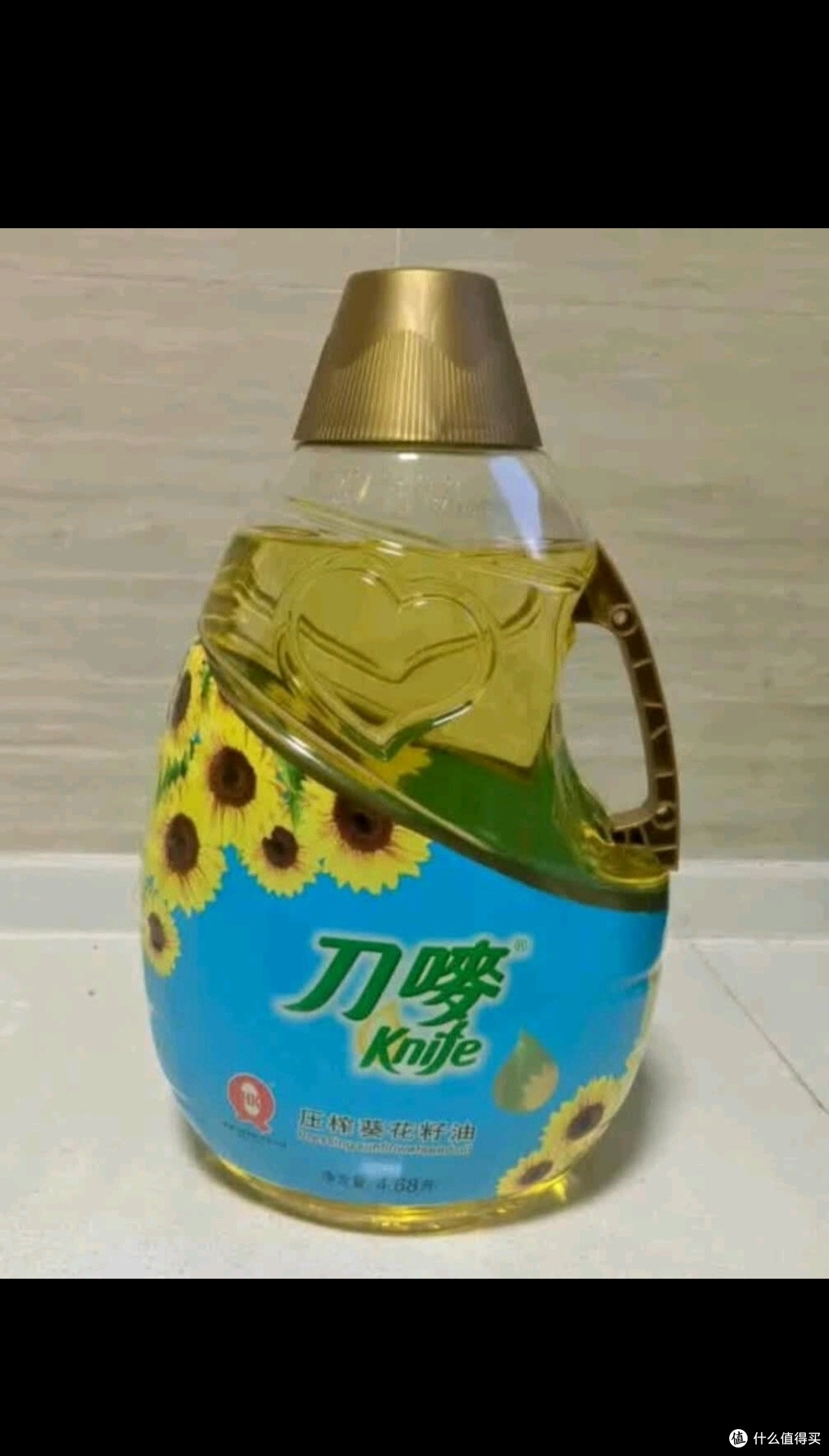刀唛(Knife)葵花籽油4.68L 物理压榨一级食用油 香港品质