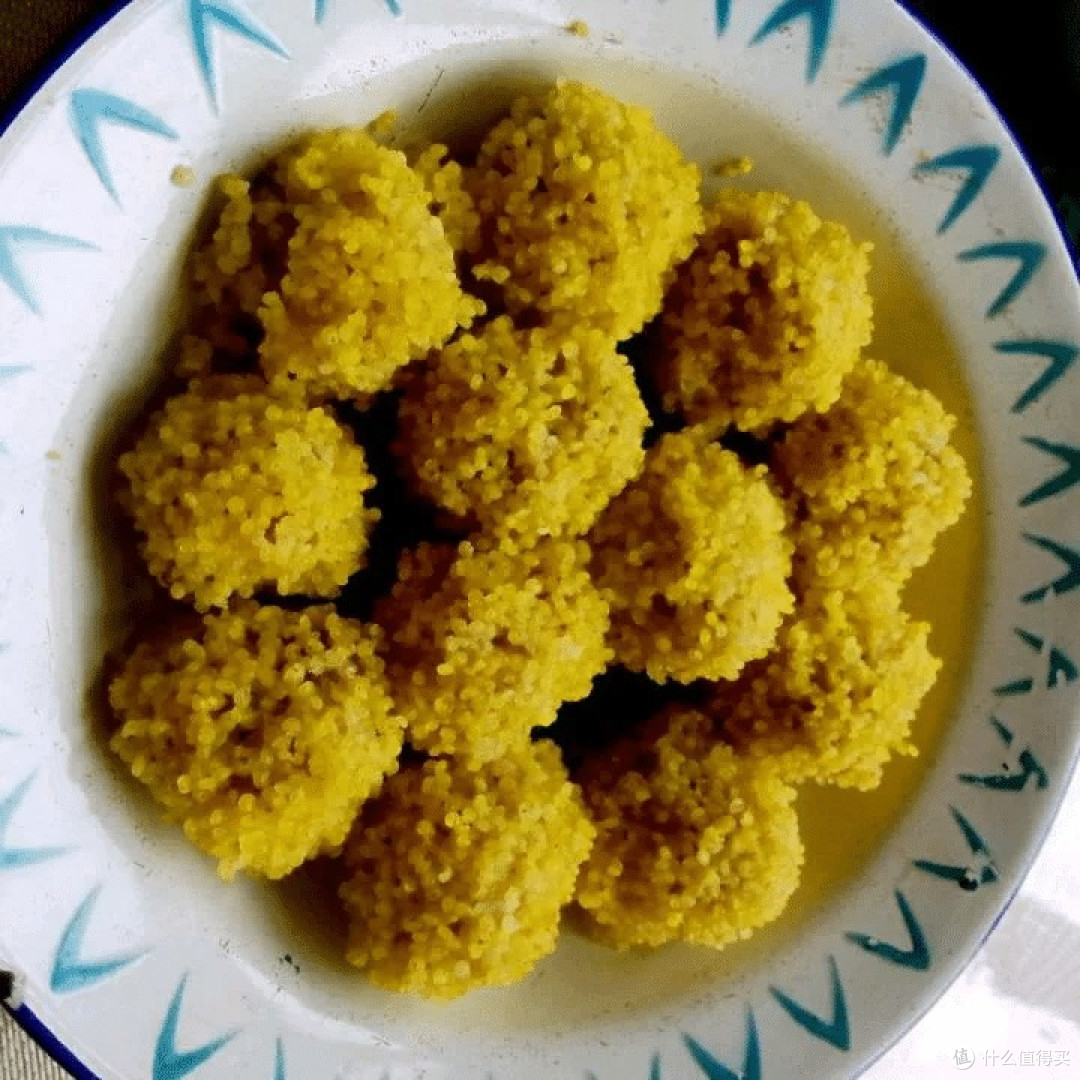 秋日美食:小米肉丸
