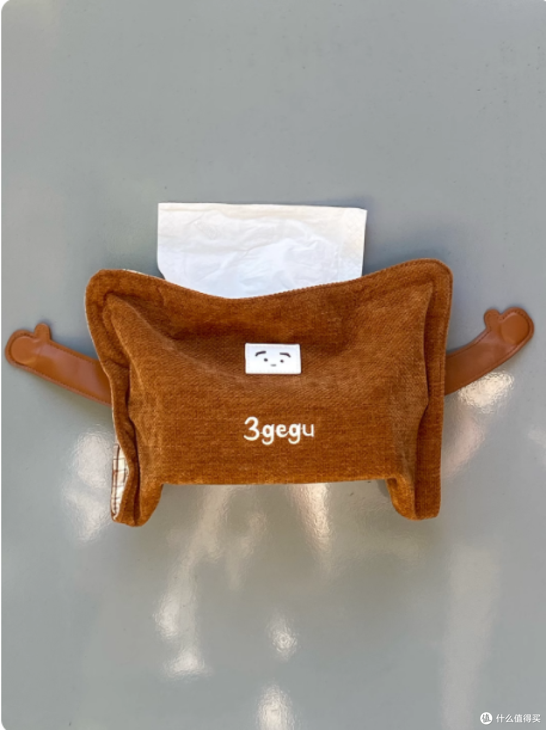 被问爆!3gegu 焦糖色纸巾套把客厅和车厢都变温柔了✨