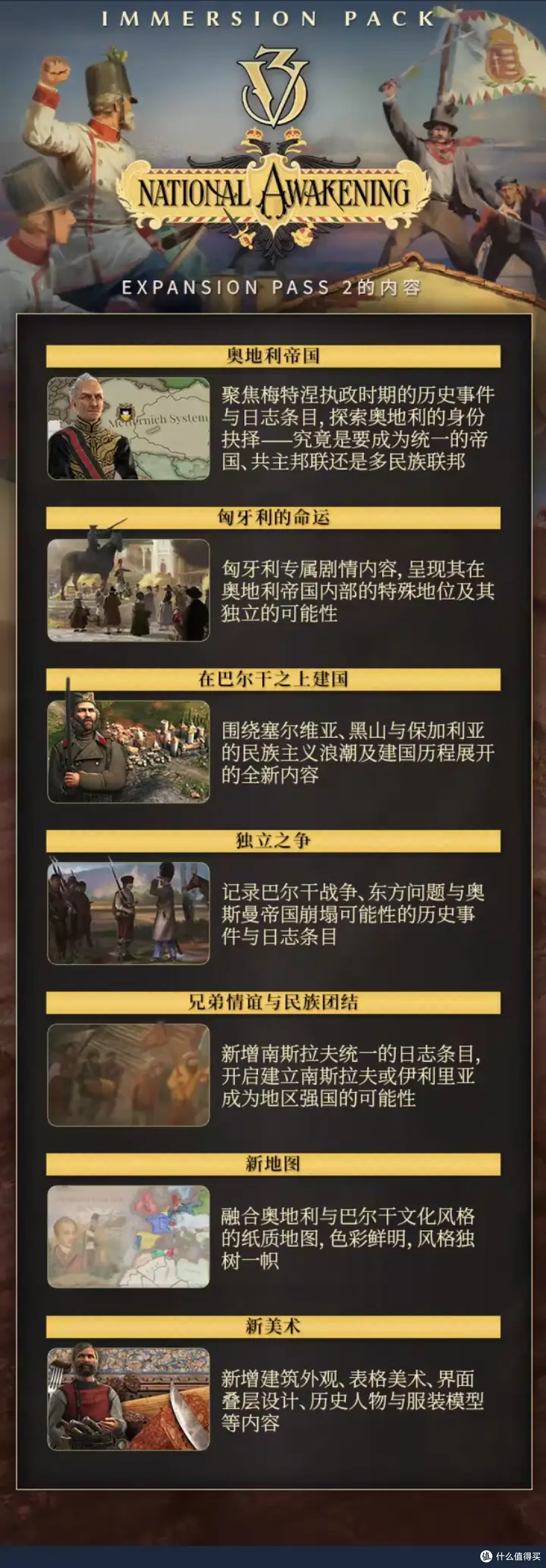 又可以凝聚力购买，《维多利亚3》推出全新DLC“民族觉醒”