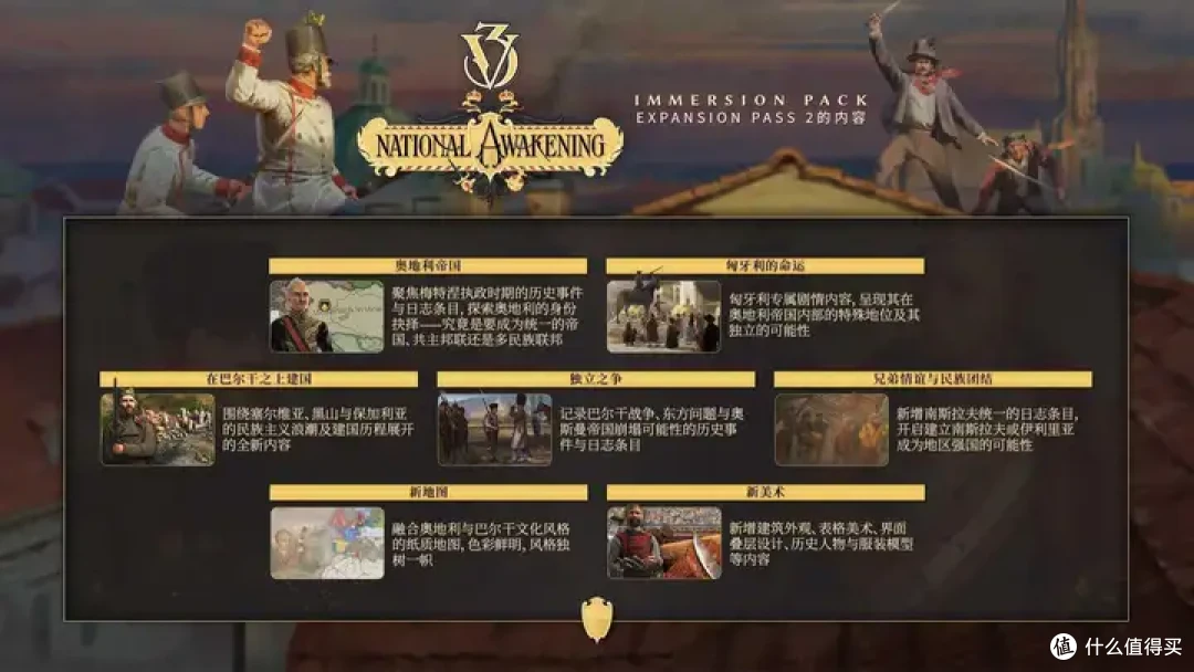 又可以凝聚力购买，《维多利亚3》推出全新DLC“民族觉醒”