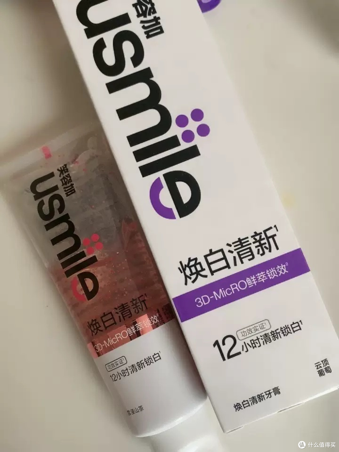 温和美白去渍,usmile牙膏体验