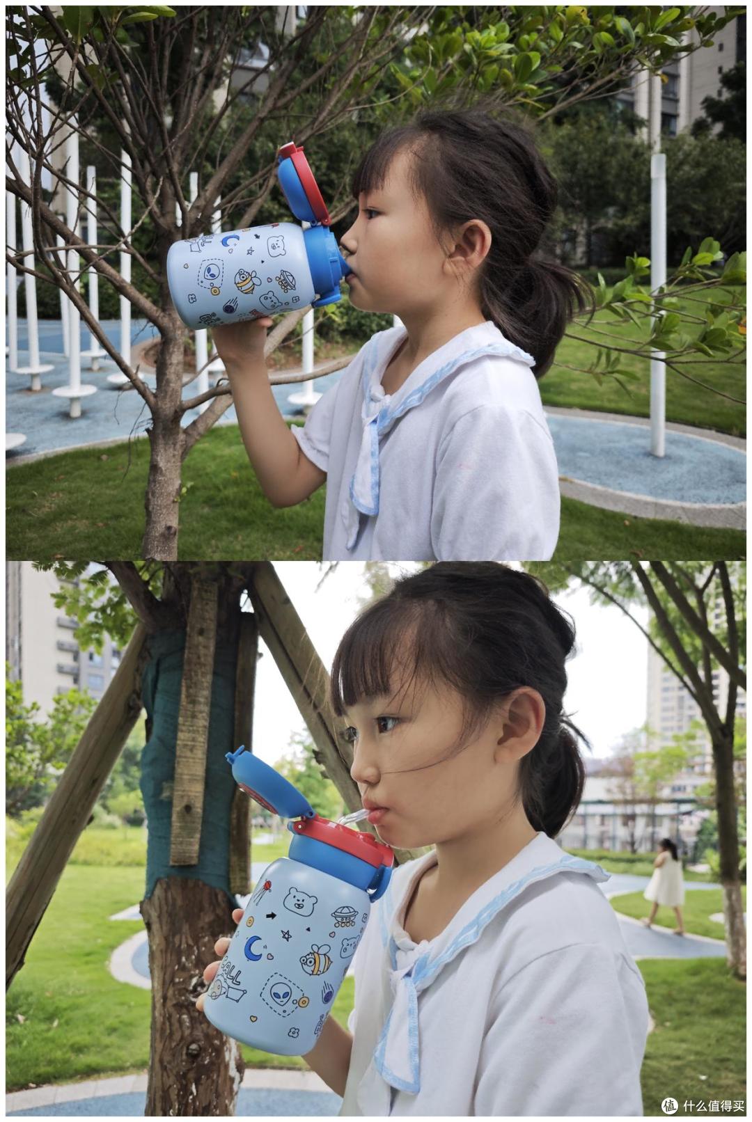 给孩子安全饮水新选择!宫菱儿童保温杯测评:欧盟认证安全0胶水