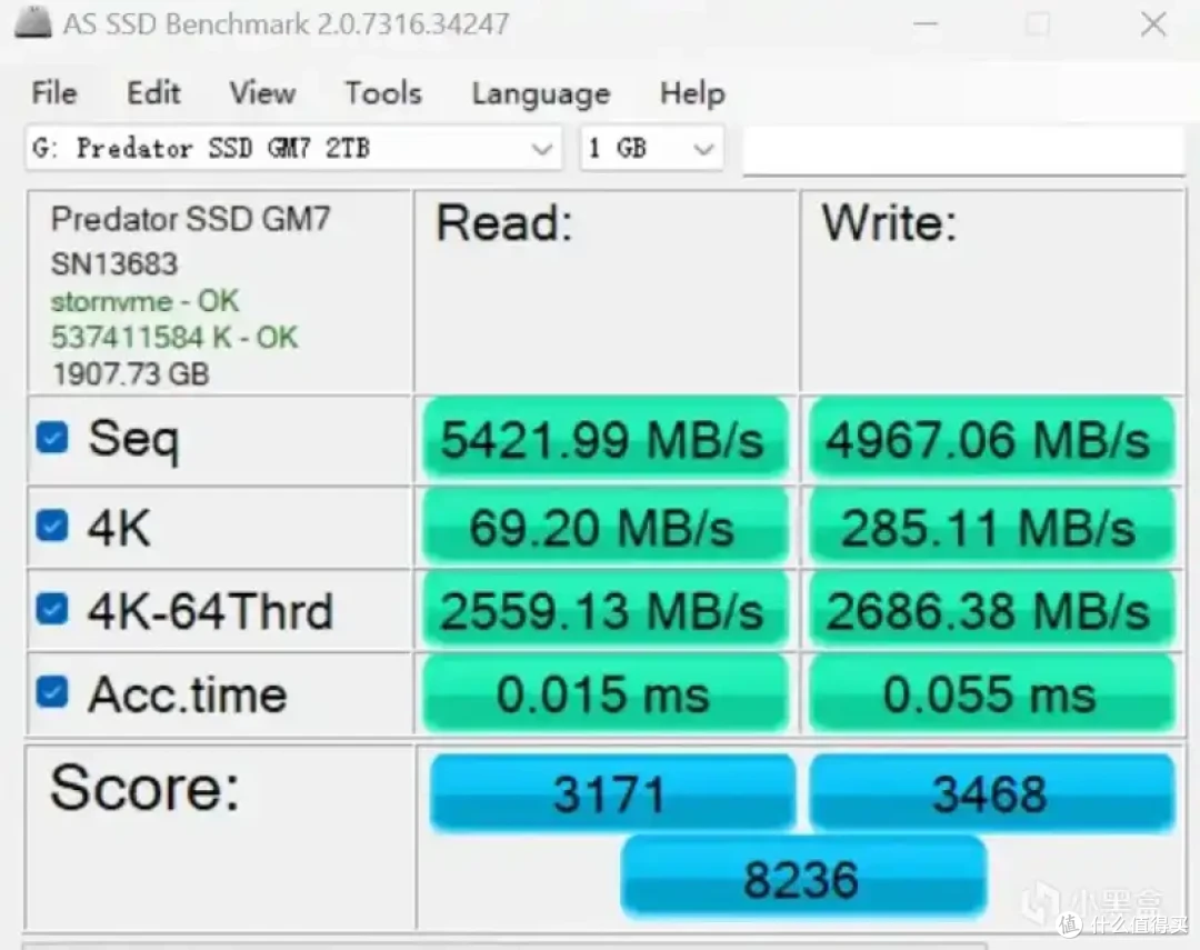 759就能入手大厂的2T-PCIE4.0固态?宏碁掠夺者GM7