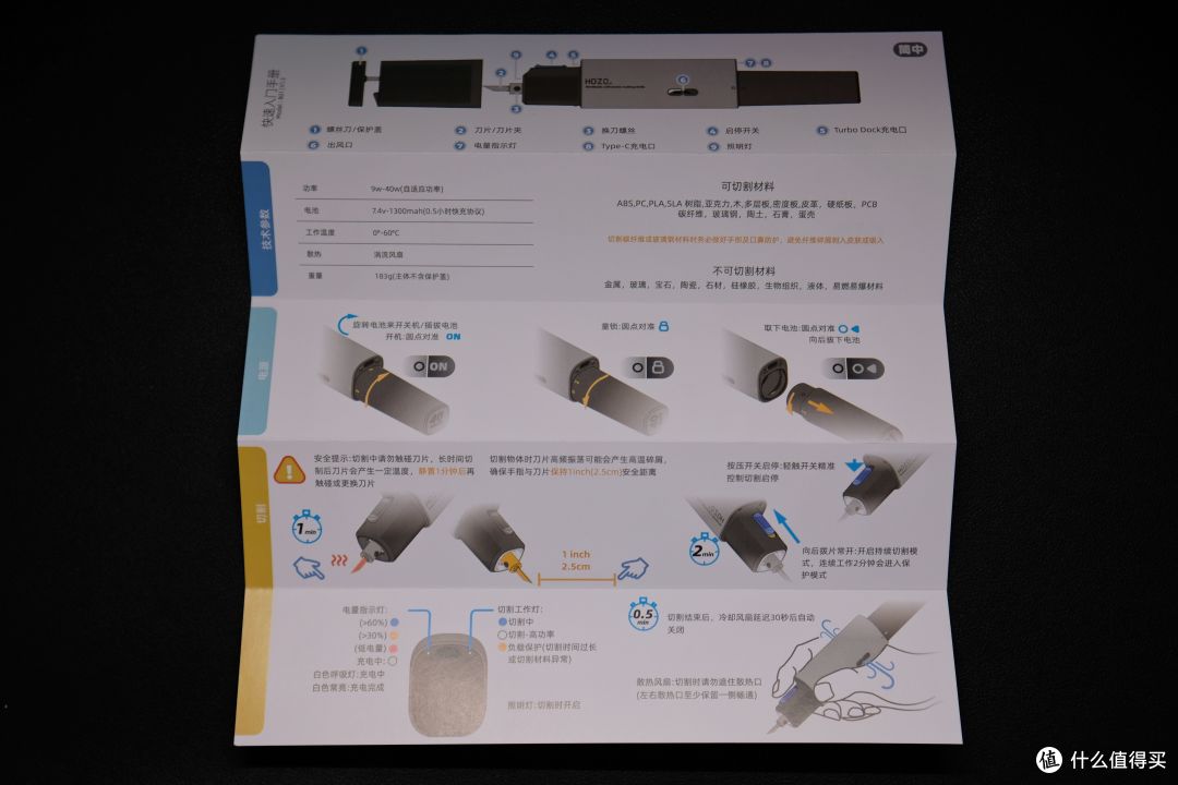 胶佬狂喜!HOZO 无线超声波切割刀入手体验