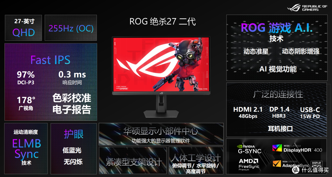 电竞显示器的新标杆!ROG绝杀27二代能否成为你的游戏制胜利器?