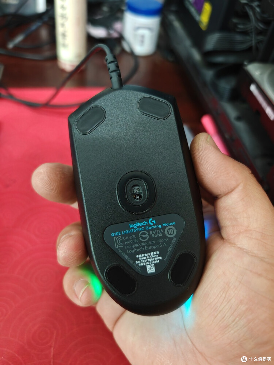 罗技G102二手成色与灯效体验