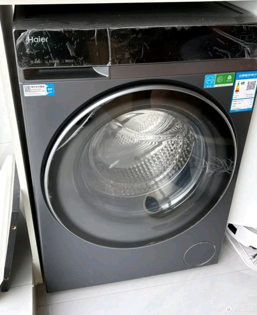 海尔（Haier）滚筒洗衣机全自动12公斤 超薄家用家电国家
