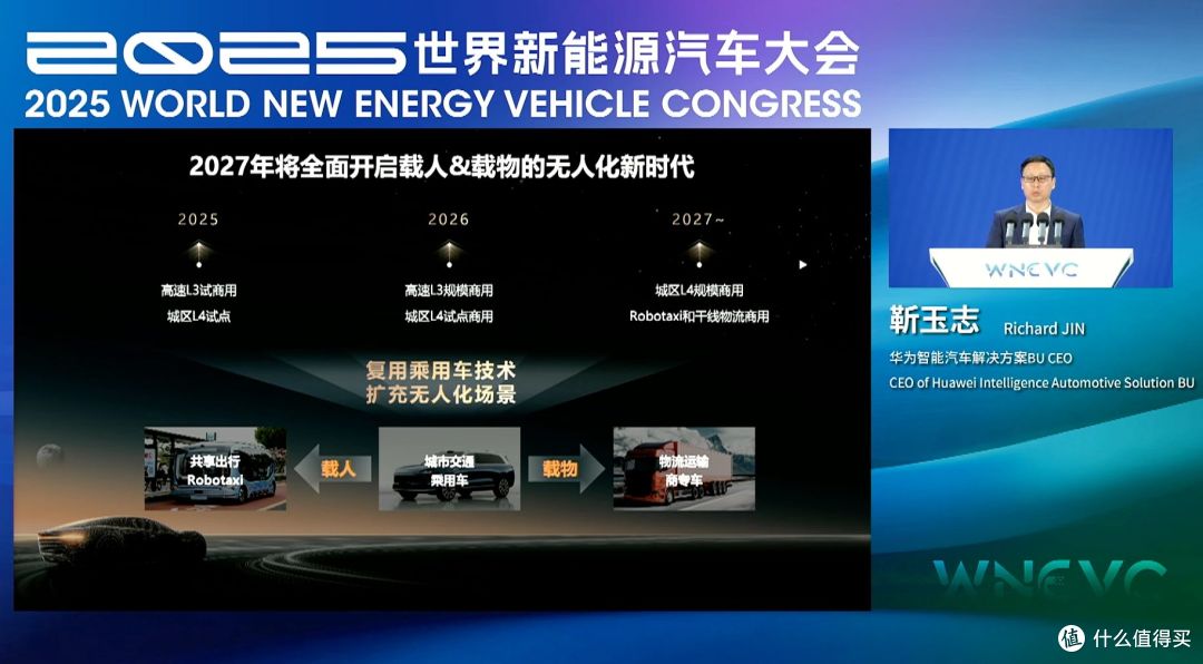 华为靳玉志亮相WNEVC 2025:乾崑智驾已成为用户信赖的第一品牌