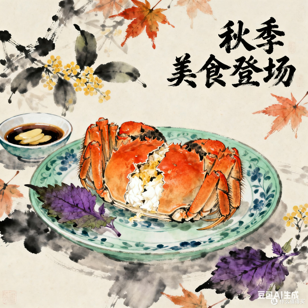 大闸蟹开湖,秋季美食登场