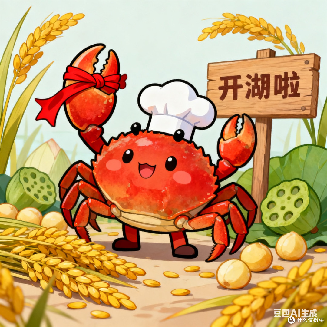 大闸蟹开湖,秋季美食登场