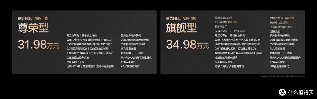 31.98万起!满足三代人需求,大六座豪华SUV腾势N8L开启预售