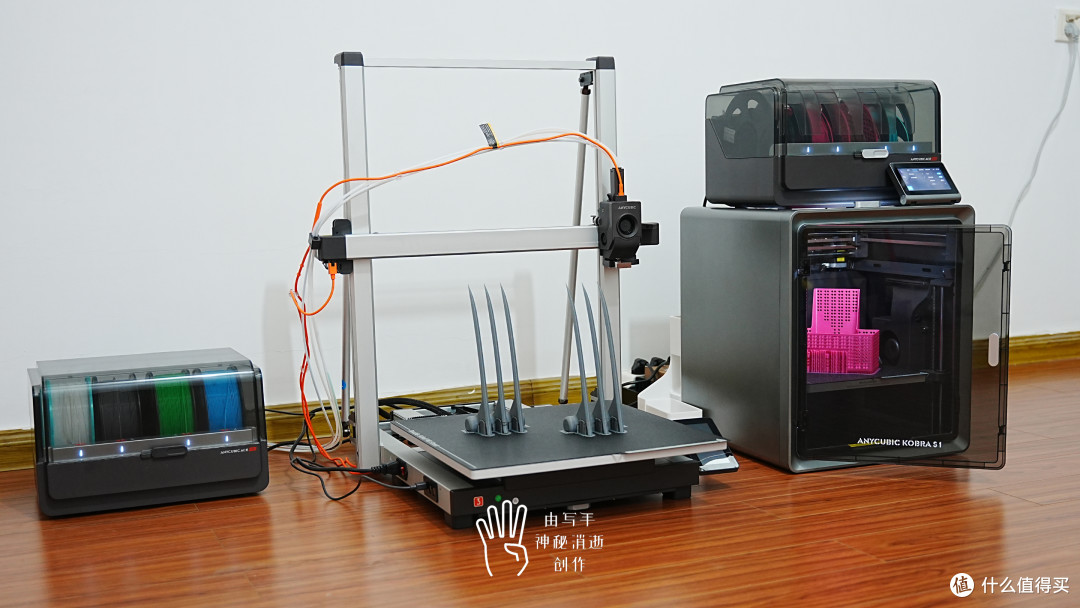 大尺寸3D打印机深度体验 | 纵维立方k3max,多色巨作轻松一体烘打