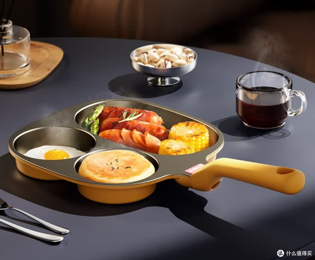 一口锅搞定全家早餐!迈巴勒三合一早餐锅太实用了