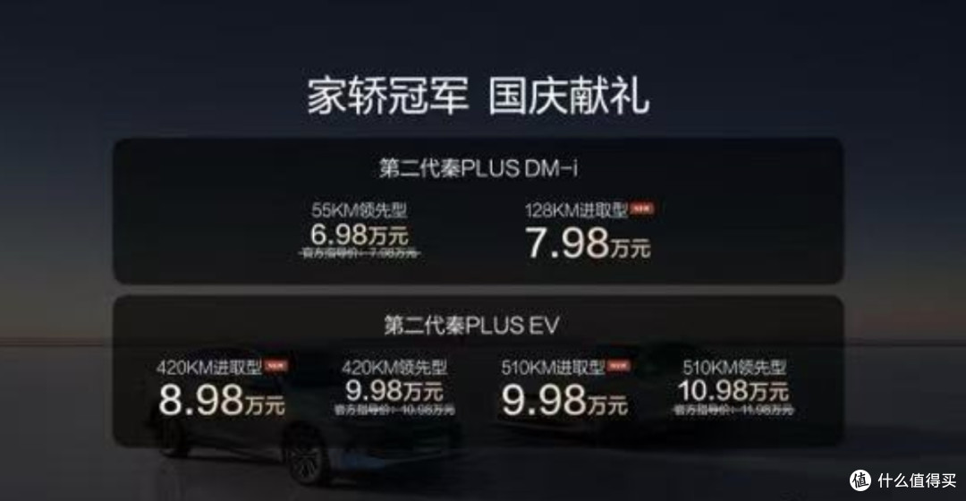 6.98万起！比亚迪秦PLUS新车型，节能省油全球王者典范。