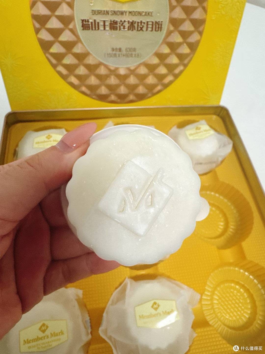 榴莲控狂喜!山姆这款冰皮月饼我能连炫三块