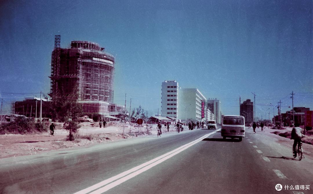1984年建设中的上海宾馆
