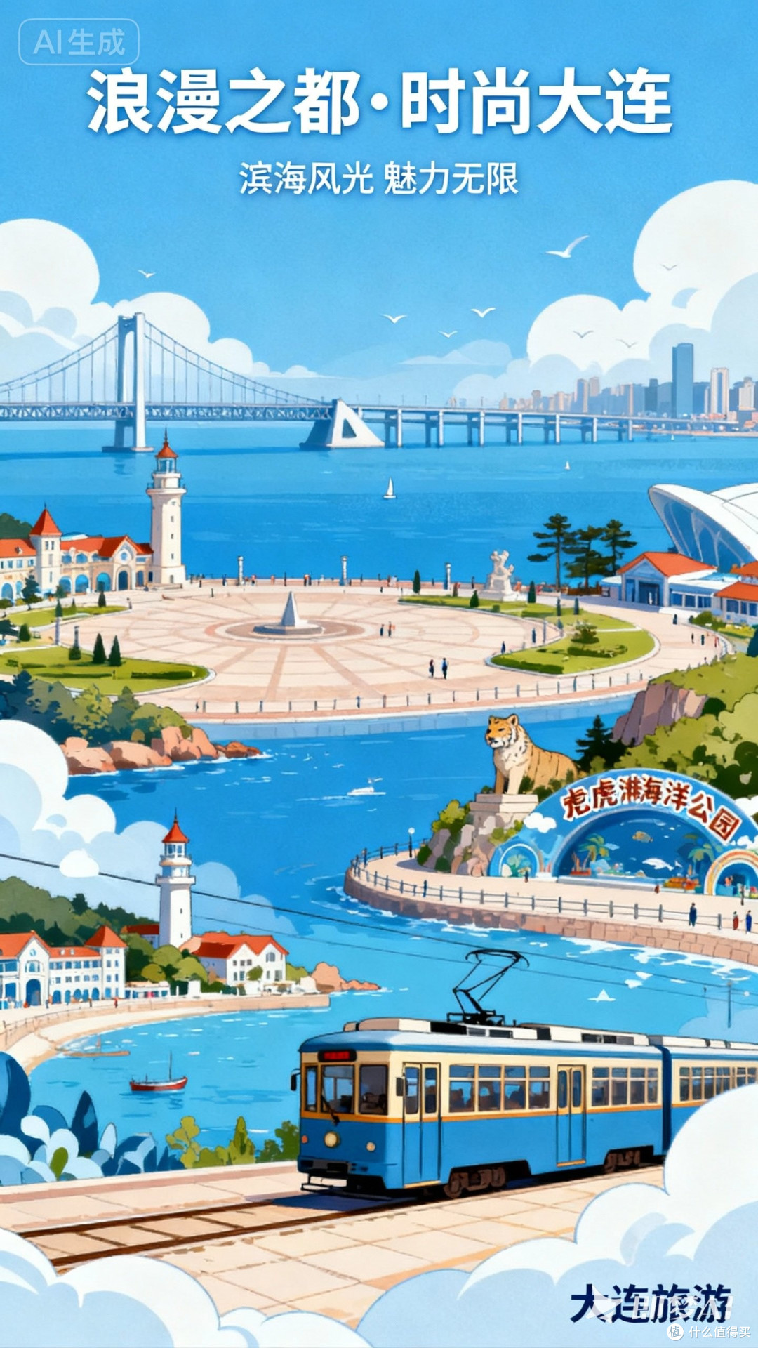 大连十一旅游指南:滨海路与城市繁华