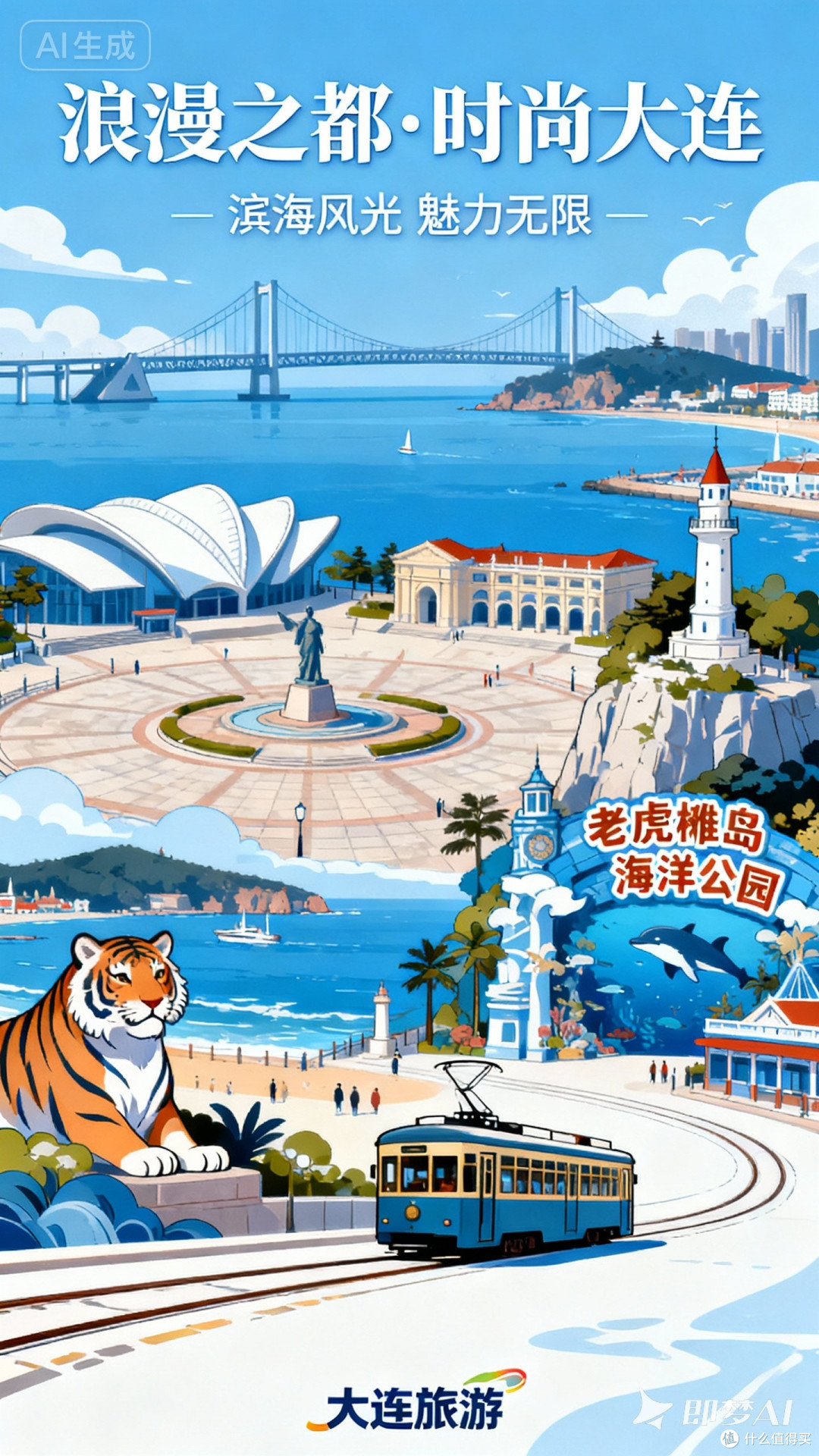 大连十一旅游指南:滨海路与城市繁华