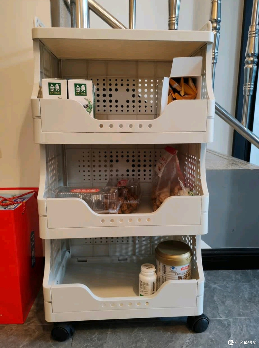 优勤4层零食小推车:收纳界的“实用派颜值担当”