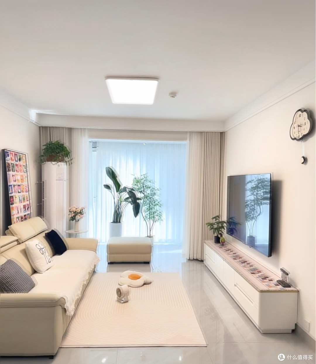 小户型客厅这样装,温馨与显大我全都要!建面105㎡的逆袭秘籍