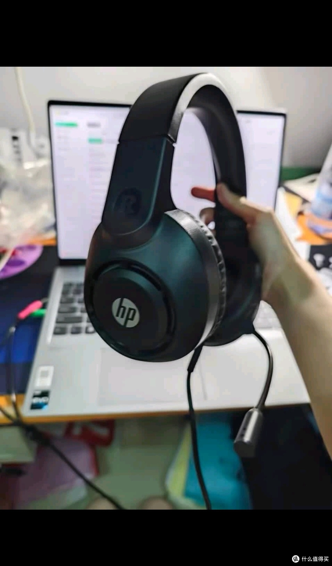 惠普（HP）H100游戏耳机头戴式耳麦带麦克风电竞网吧有线耳机游戏