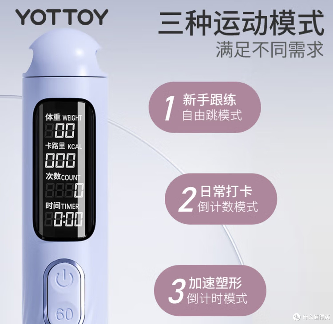 我的双十一清单C位：yottoy无绳跳绳，宅家运动终于不纠结了