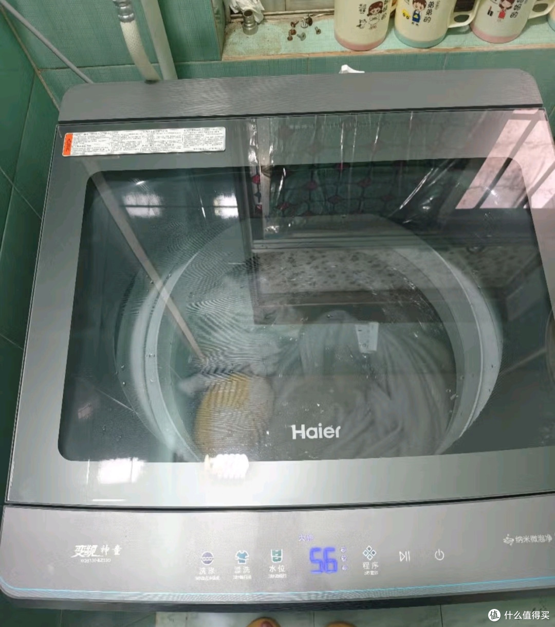 海尔(Haier)波轮洗衣机全自动家用10公斤双动力防缠绕